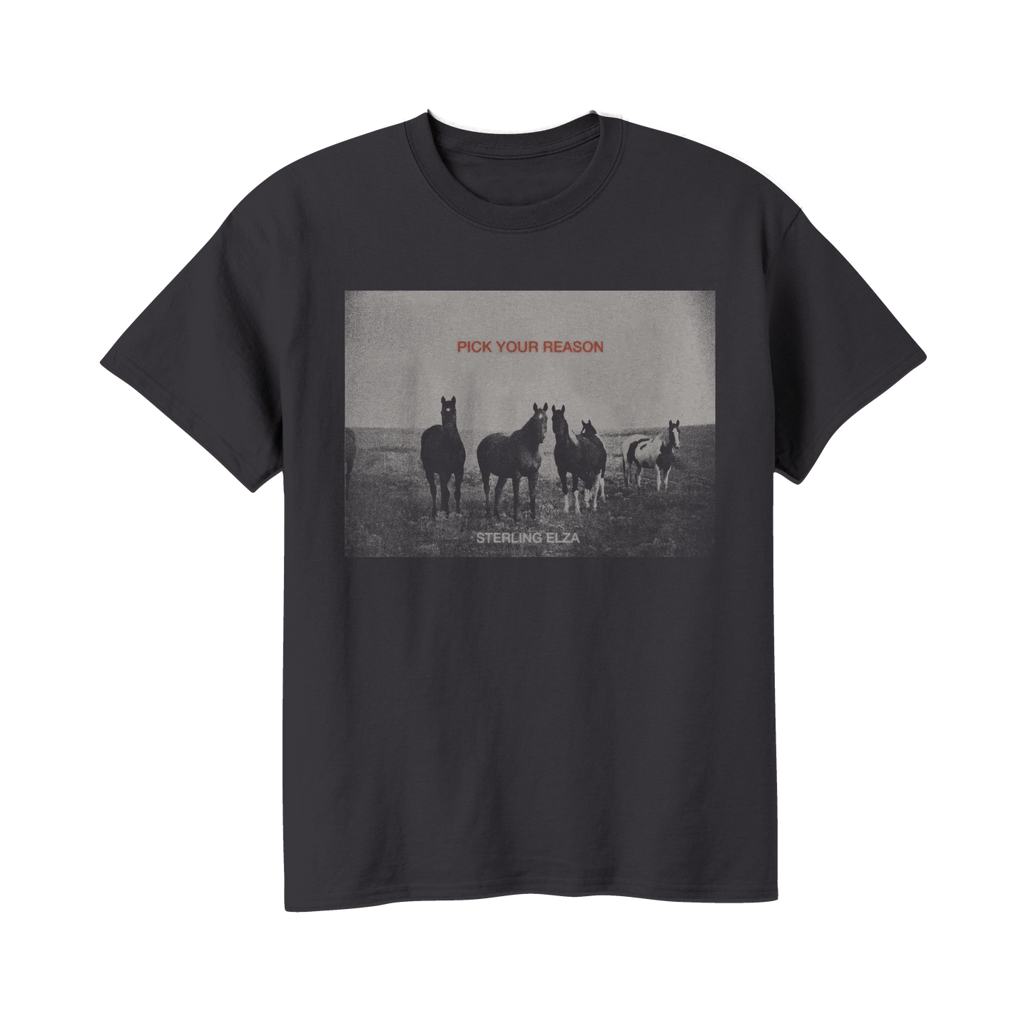 Sterling Elza - Pick Your Reason  T-Shirt - Mustangs